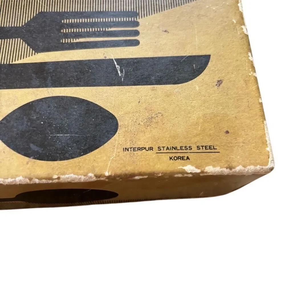 Interpur INR3 Lot Of 11 Spoons And Butter Spreader In Original Box Korea
